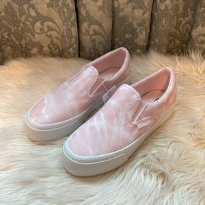 Superga tie dye platform slip on sneakers